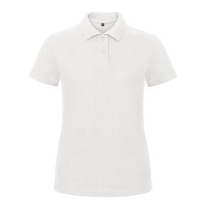 B&C BCI1F - Damen Poloshirt Weiß