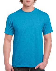 Gildan GN180 - Schweres Baumwoll T-Shirt Herren Heather Sapphire
