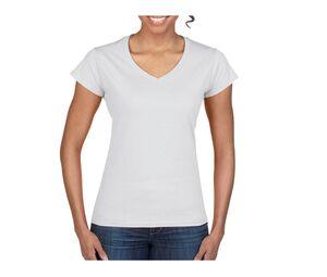 Gildan GN647 - Damen T-Shirt mit V-Ausschnitt aus 100% Baumwolle