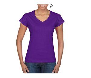 Gildan GN647 - Damen T-Shirt mit V-Ausschnitt aus 100% Baumwolle