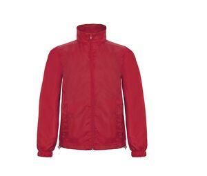 B&C BCI61 - Windbreaker Jacke Red