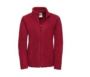 Russell JZ87F - Full Zip Fleecejacke Classic Red