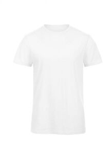 B&C BC046 - Herren T-Shirt aus Bio-Baumwolle Chic White