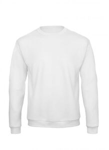 B&C ID202 - Straight Fit Sweatshirt Weiß