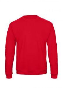 B&C ID202 - Straight Fit Sweatshirt Red