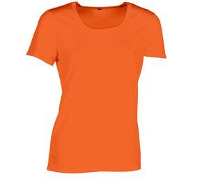 Sans Étiquette SE101 - Sport T-Shirt Damen Fluorescent Orange