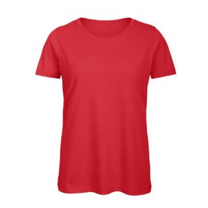 B&C BC02T - Damen T-Shirt aus 100% Baumwolle  Red