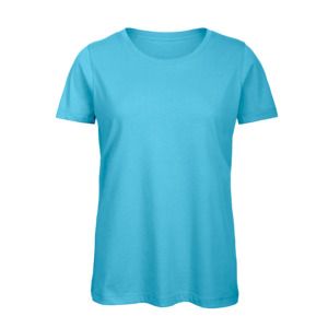 B&C BC02T - Damen T-Shirt aus 100% Baumwolle  Türkis