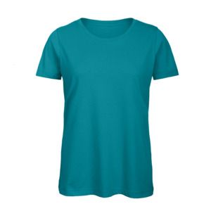 B&C BC02T - Damen T-Shirt aus 100% Baumwolle  Real Turquoise