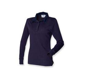 Front row FR101 - Frauen Rugby Polo -Hemd Navy