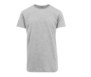 Build Your Brand BY028 - langes Herren T-Shirt Heather Grey