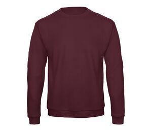 B&C ID202 - Straight Fit Sweatshirt Burgund