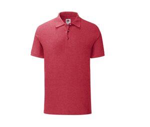 Fruit of the Loom SC3044 - ICONIC POLO Heather Red