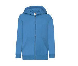 Fruit of the Loom SC379 - Kinderkapuzen-Sweatjacke (62-045-0) Azur