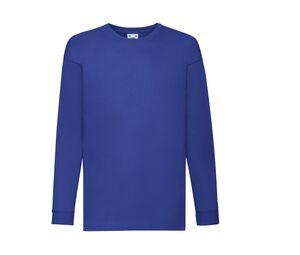 Fruit of the Loom SC6107 - KIDS VALUEWEIGHT LONG SLEEVE T Royal Blue