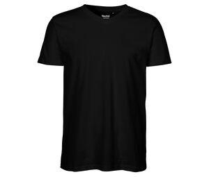 Neutral O61005 - Herren T-Shirt mit V-Ausschnitt Schwarz