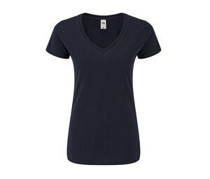 Fruit of the Loom SC155 - LADIES ICONIC 150 V-NECK T Deep Navy