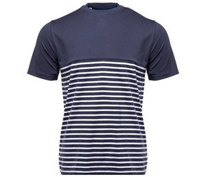 PEN DUICK PK200 - Short sleeve striped t-shirt Navy / Weiß